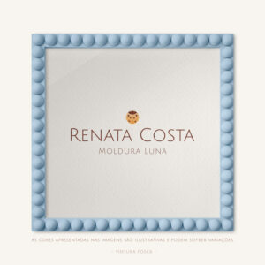 Moldura Luna Na Cor O Céu é Fofo - 30x30cm, Fosco