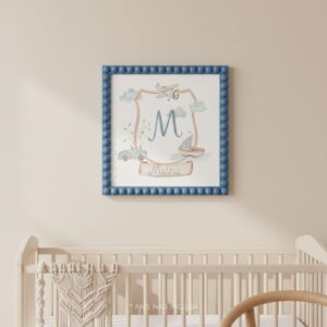 MOLDURA LUNA BUBBLE AZUL MARINHEIRO