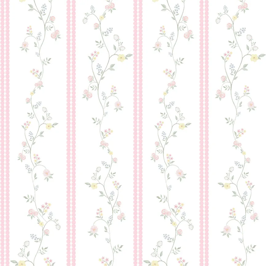 Papel de Parede Maria Flor em Aquarela - Imagem 2
